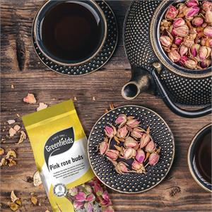 Greenfields Pink Rose Buds 50g
